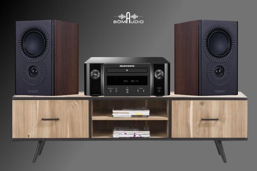 COMBO AMPLY MARANTZ CR412 + LOA MISSION LX3-MKII - B21