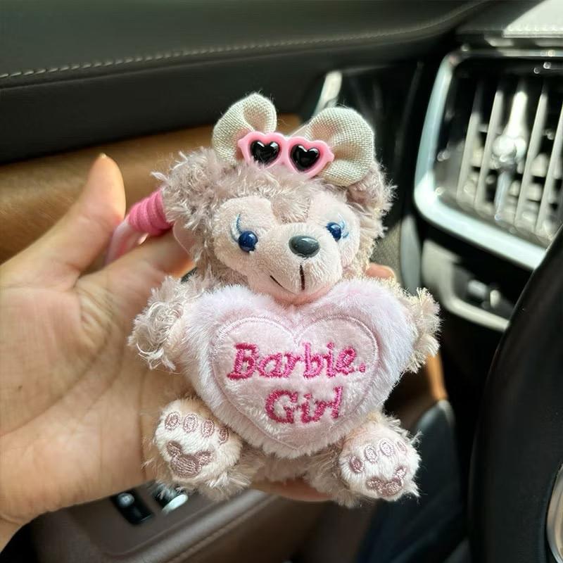 Móc Khoá Thỏ Tym Barbie Girrl Thắt Nơ Xinh Treo Phụ Kiện Tú i Xách_thumbnail_4