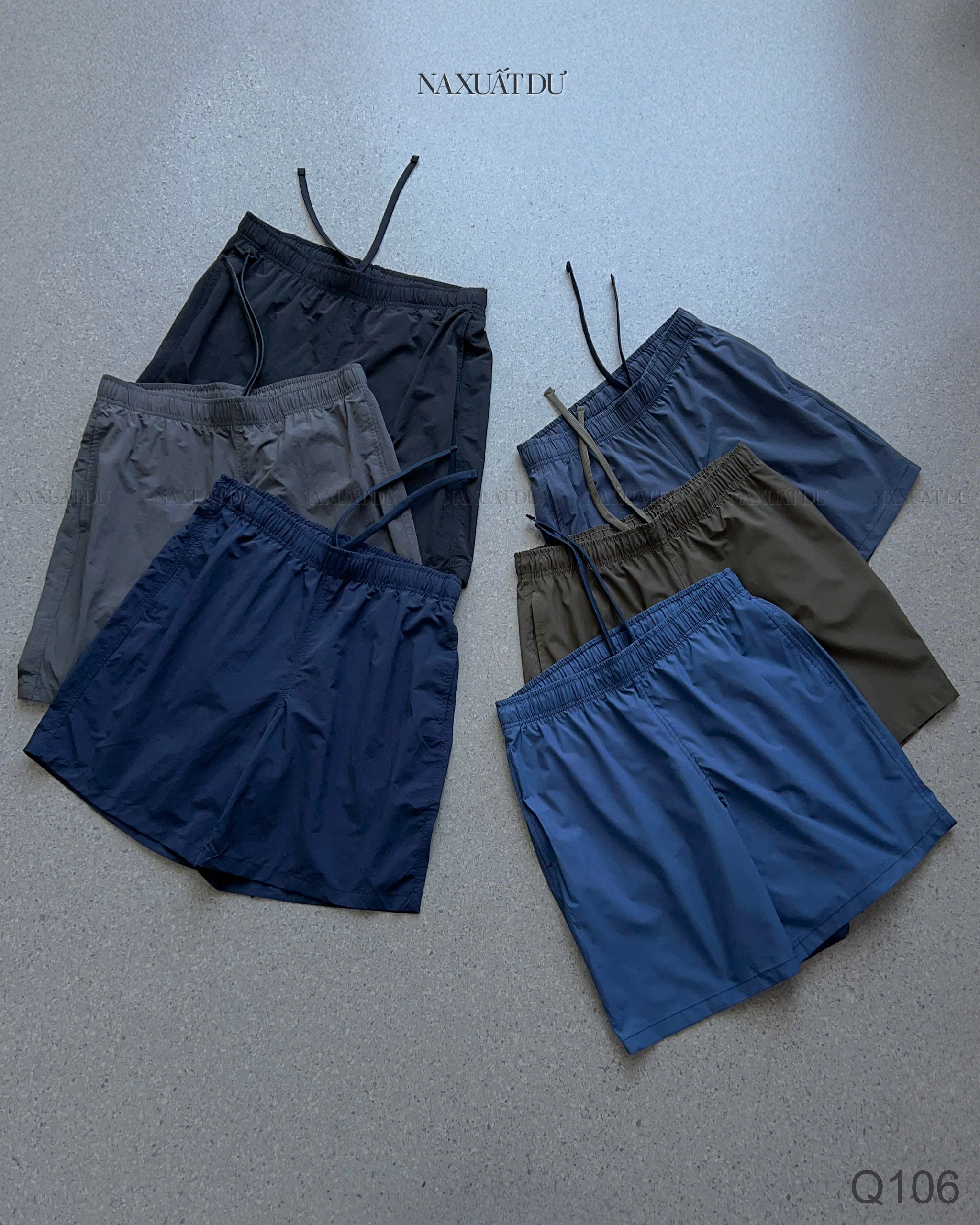 Set 2 quần short gió  