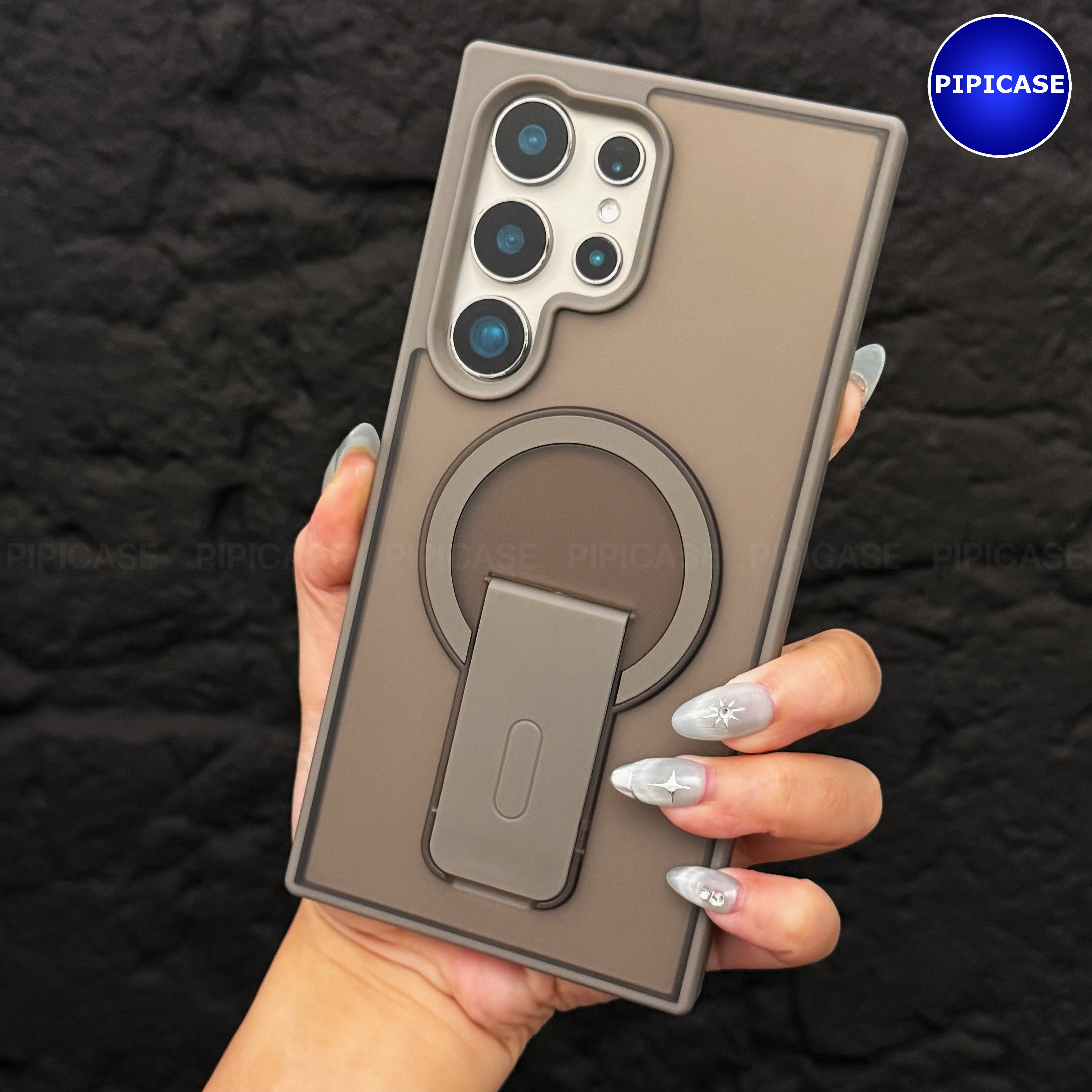 Ốp Lưng Samsung S23 Ultra 5G - Quin - Xám
