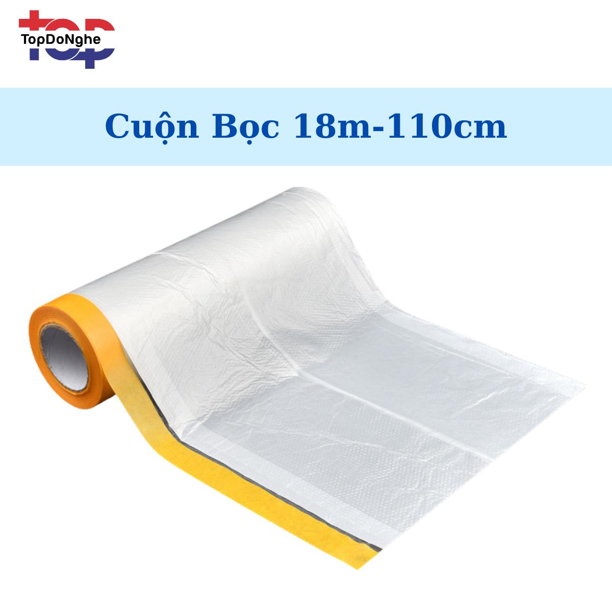 Màng Nilon che bụi đa năng, bọc hàng, che chắn sơn, bảo vệ  Có một đầu dán dính_thumbnail_3