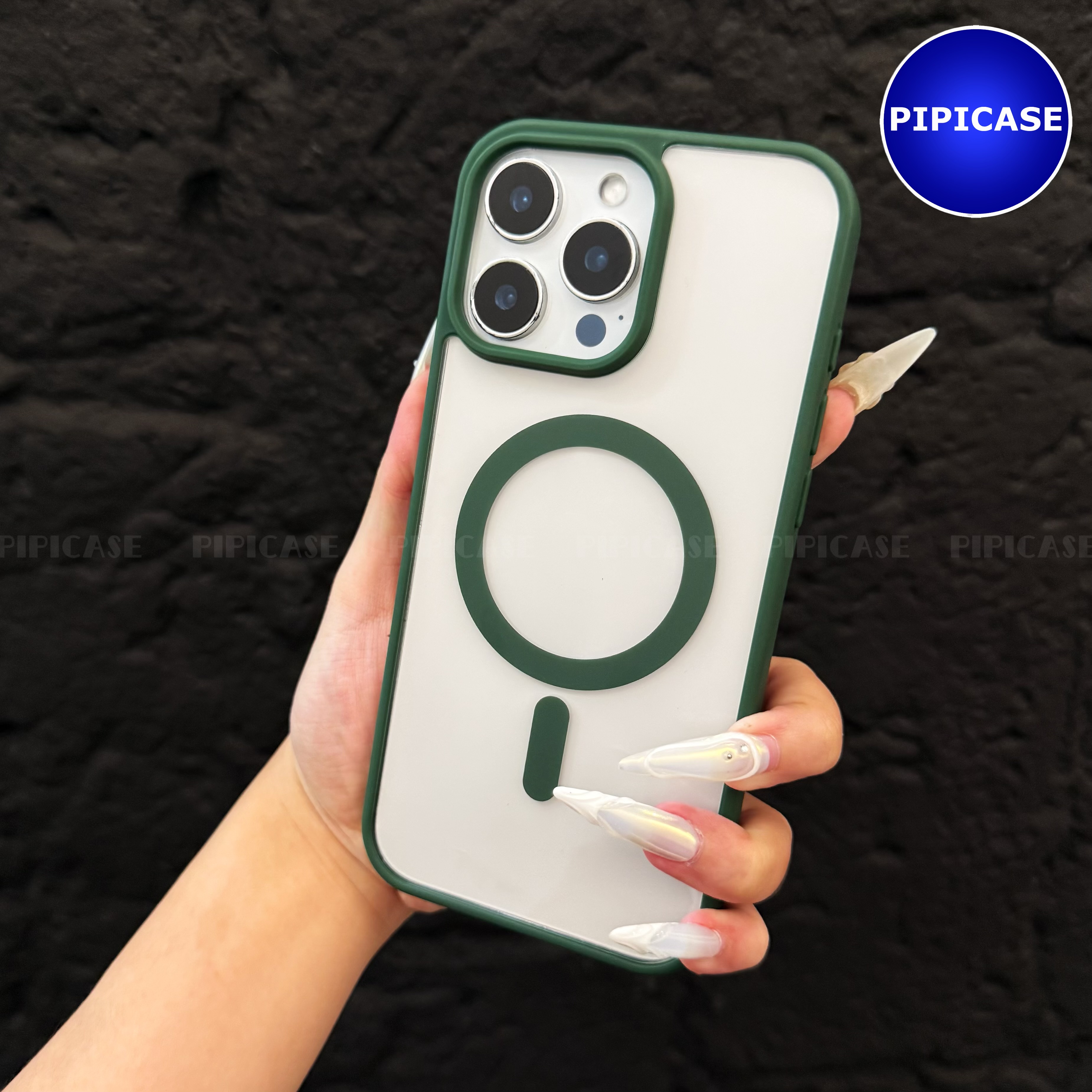 Ốp Lưng iPhone 16 Pro - Chic - Xanh Lá_thumbnail_1