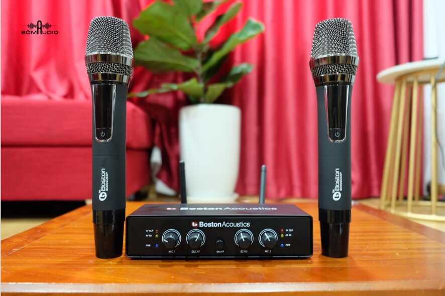 Hình ảnh chụp thực tế Micro không dây Boston Acoustics WMS210 tại Bờm Audio