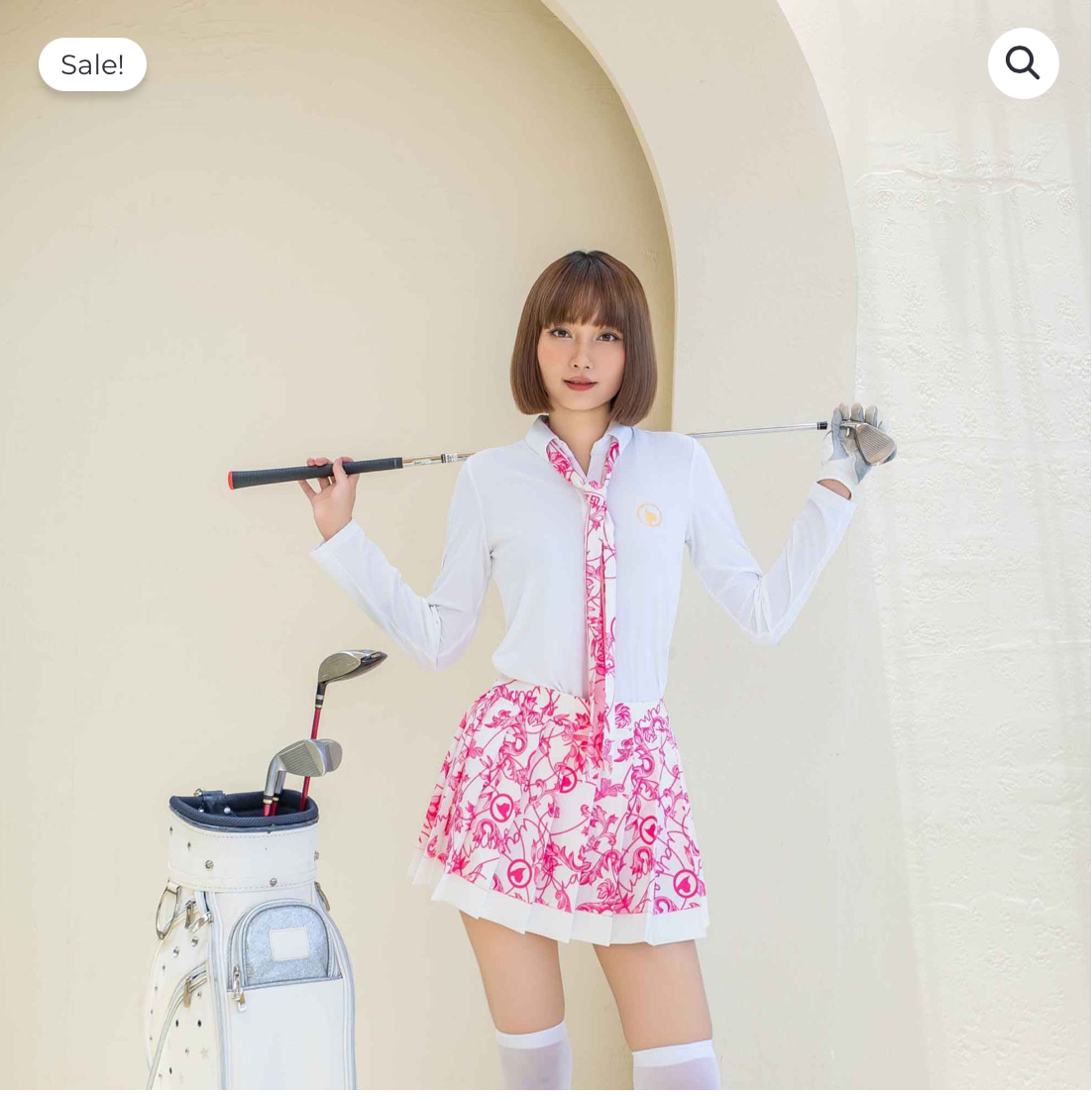 Áo Polo dài tay kèm khăn lụa - Nữ_thumbnail_2