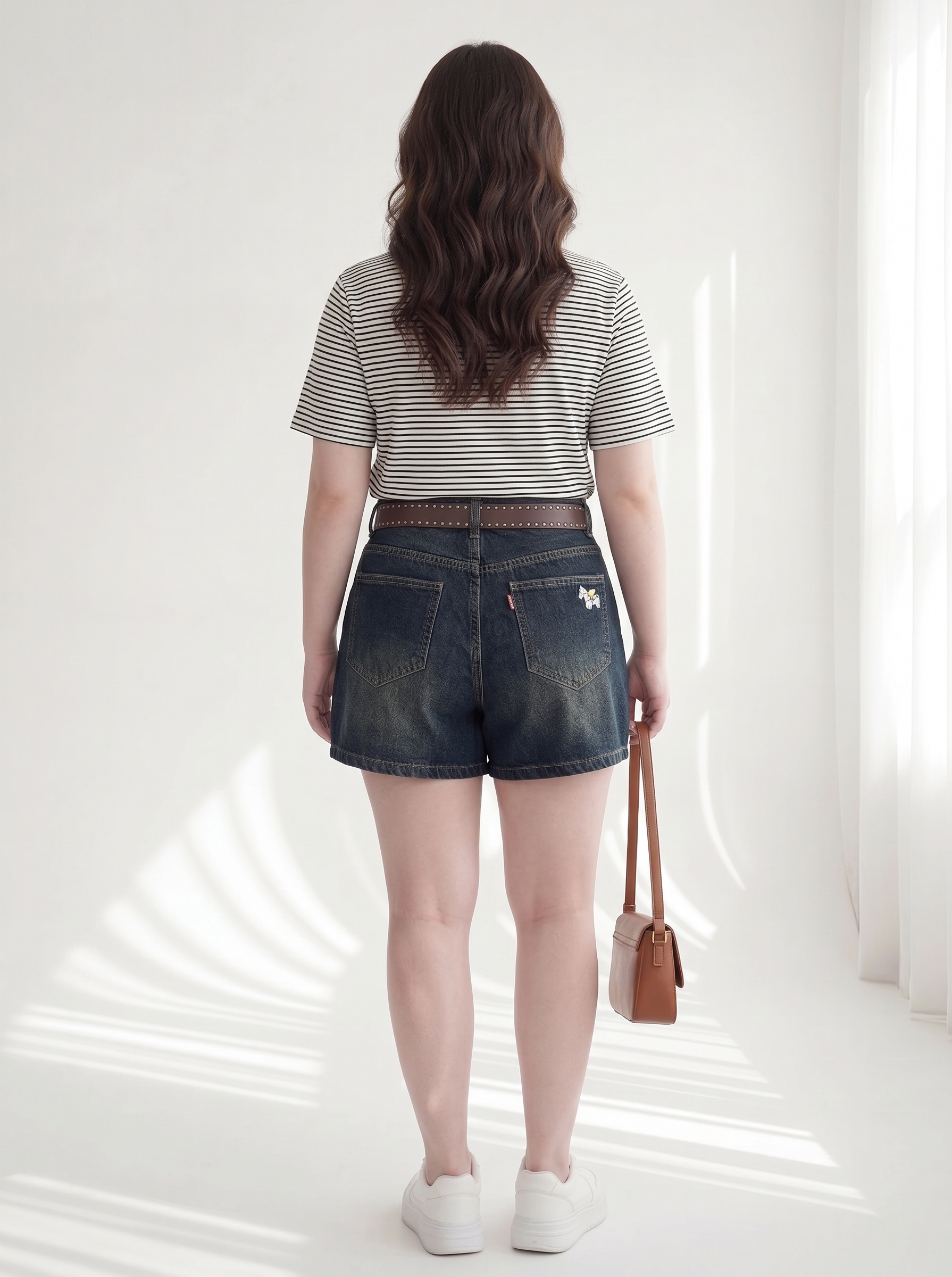 BIGSIZE NỮ - Quần short jean thêu ngựa T-QSJ1314_thumbnail_1