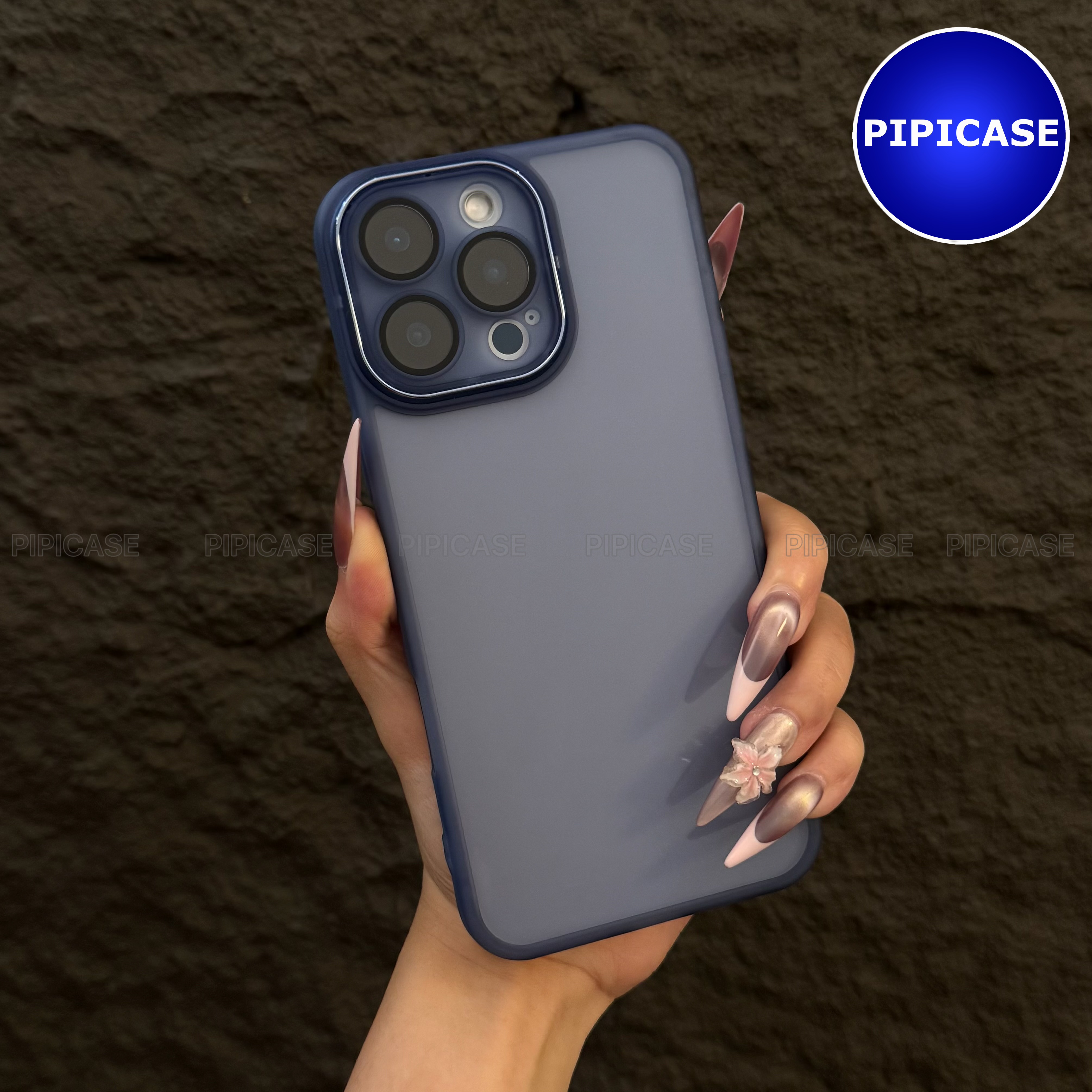 Ốp Lưng iPhone 15 Pro Max - Yummy - Xanh Dương