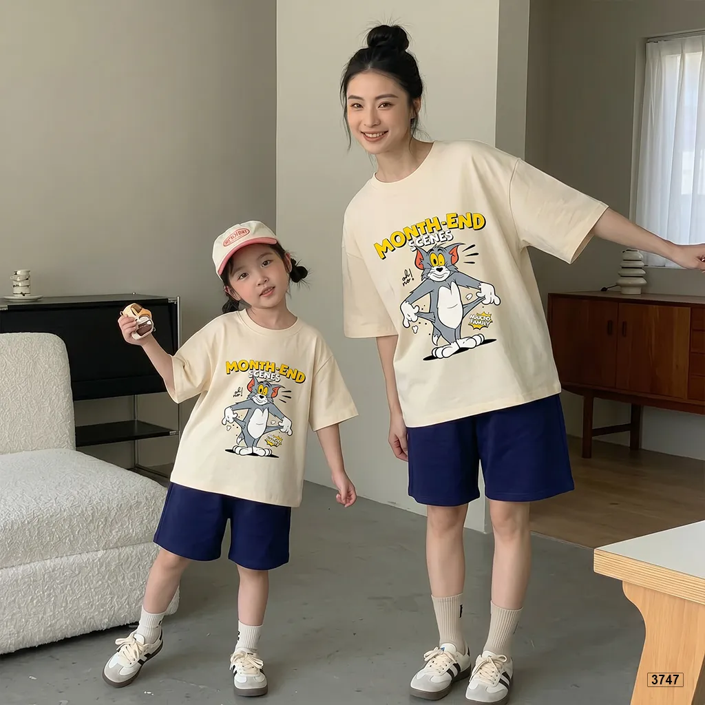 Áo thun bé và gia đình mèo Tôm Kado 3747_thumbnail_2