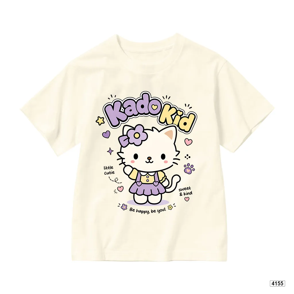 Áo thun bé gái hoạt hình mèo con Kado 4155_thumbnail_9