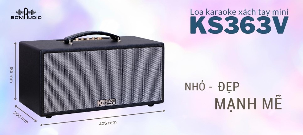 Đánh giá chi tiết loa karaoke di động Acnos KS363V