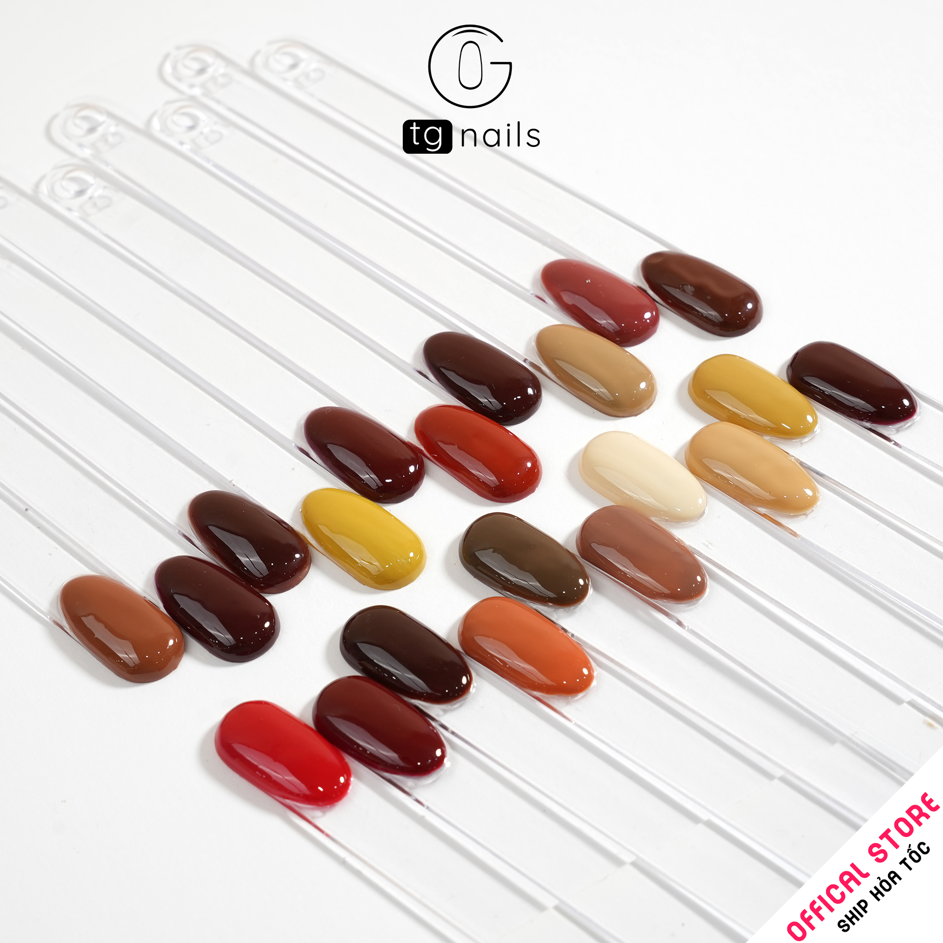 ComBo 20 màu Nâu TG Nails kèm bảng màu_thumbnail_6