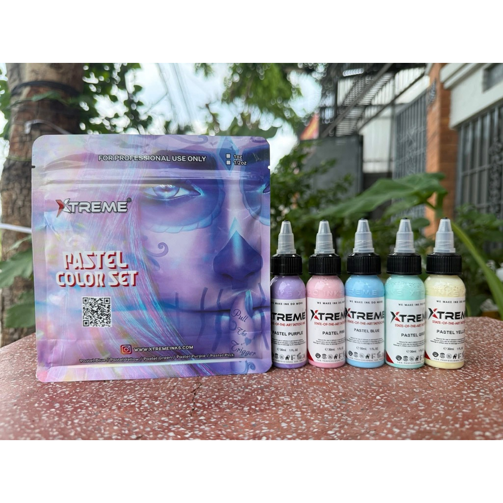 Pastel Color Set - XTREME INK (1oz) - Made in USA - Hàng mới về (HSD: 2029)_thumbnail_2