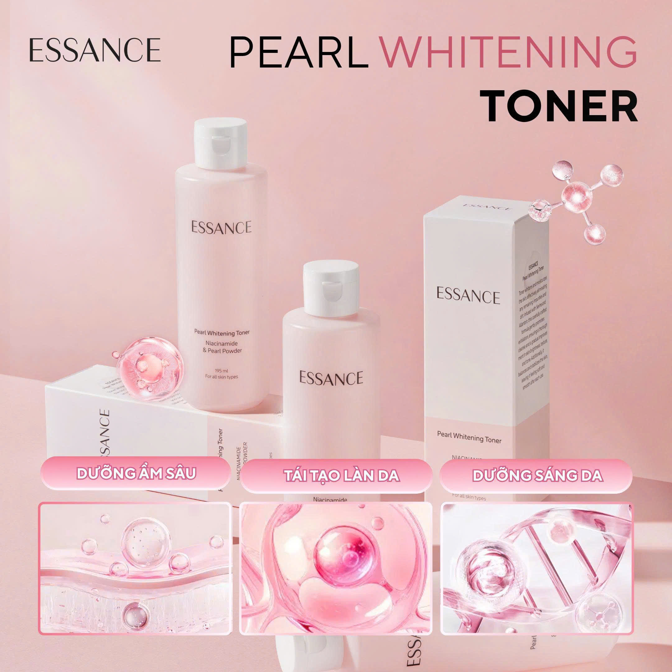 Essence Pearl Whitening Toner 195ml_thumbnail_3