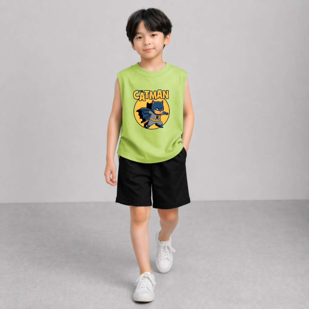 Set bộ ba lỗ bé trai hình CATMAN - Quần áo bé trai Loza Kids BL658_thumbnail_1