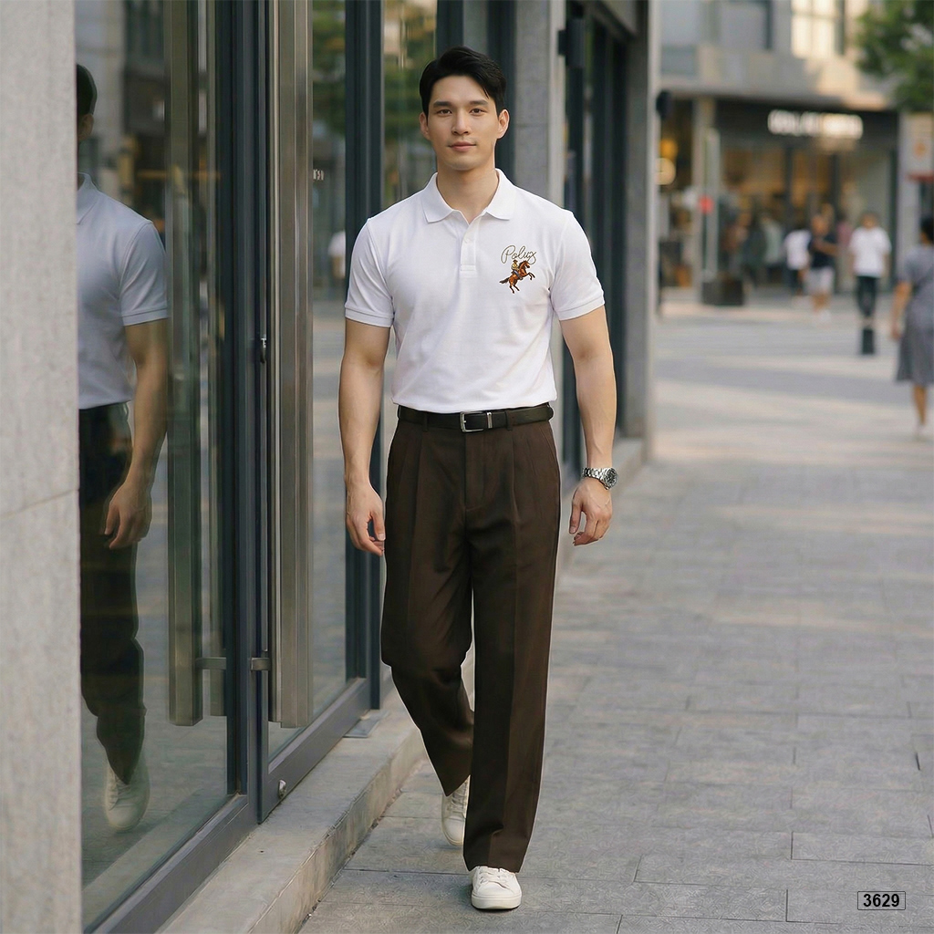 Áo polo nam cá sấu form vừa thiết kế basic dễ mặc Polux 3629_thumbnail_3