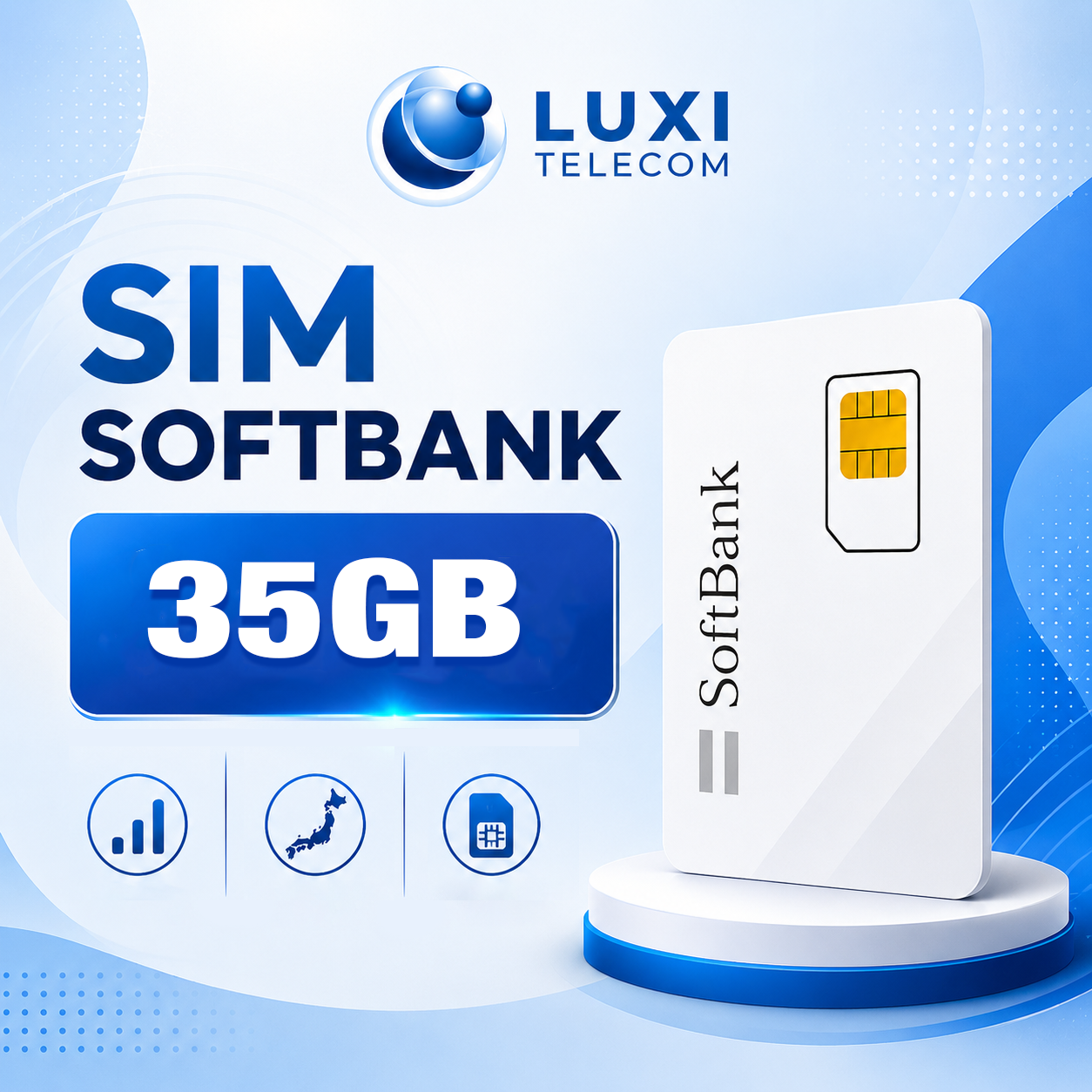 SIM Data SoftBank 35GB