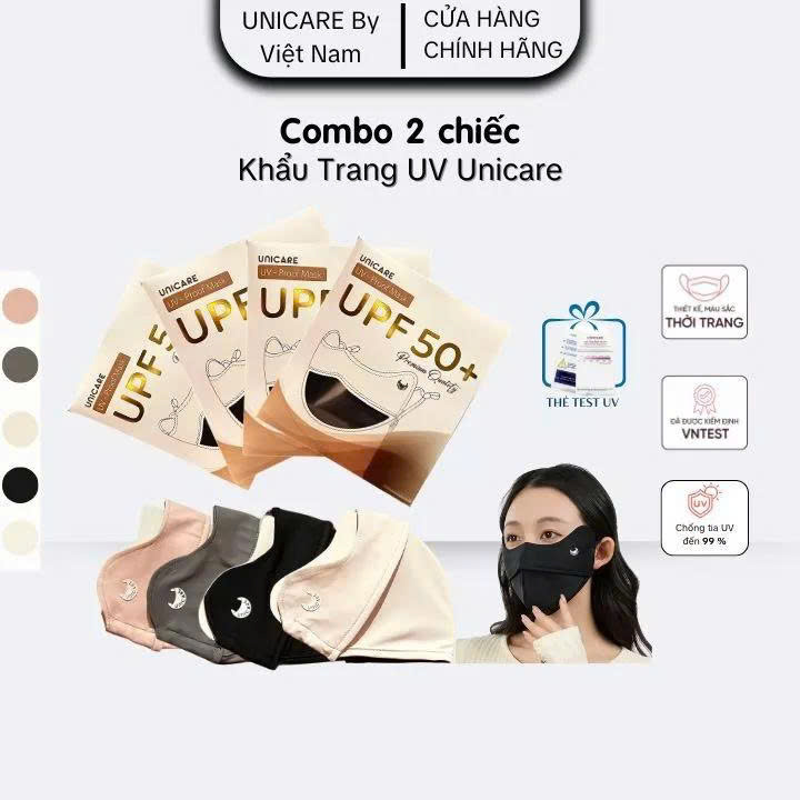 Combo 3 Chiếc Khẩu Trang UV-sProof Unicare