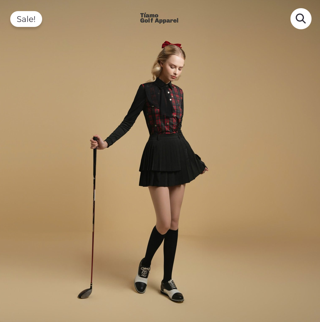 Áo Polo dài tay họa tiết caro  - Nữ - Tartan_thumbnail_2