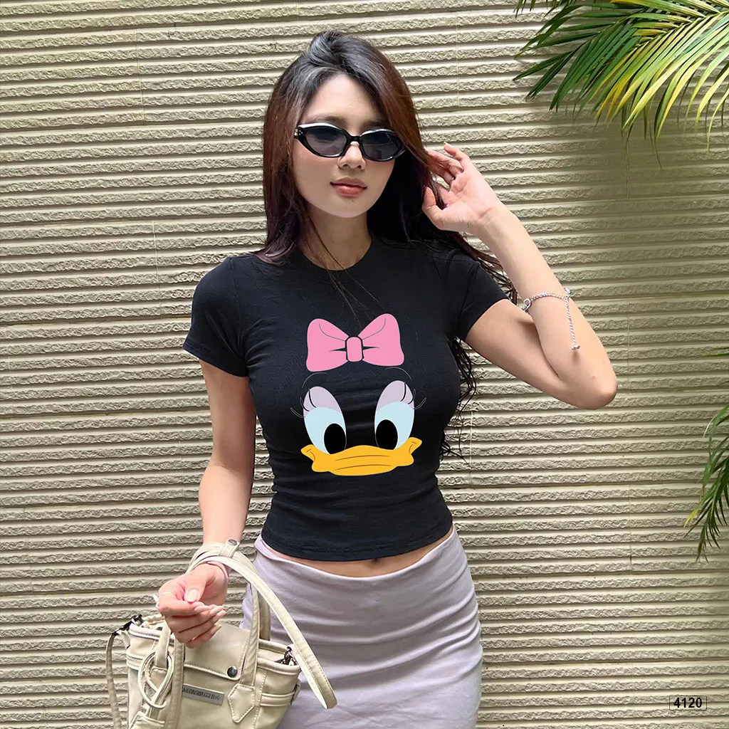 Áo thun babytee nữ form ôm body hoạt hình Beezy 4120_thumbnail_3