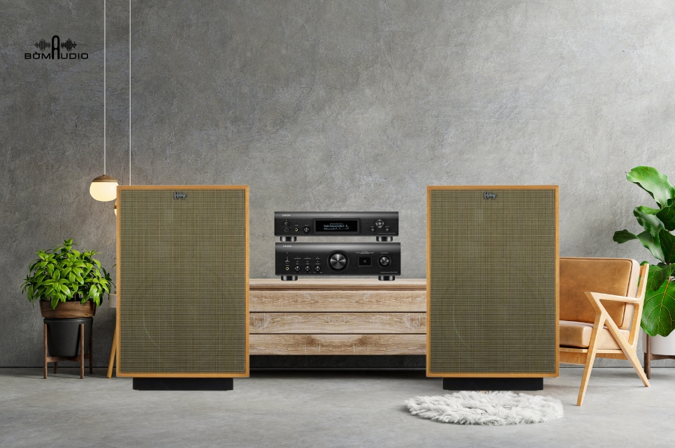 Combo Amply DENON PMA 1700NE + Đầu Giải Mã DENON DNP 2000NE + Loa Hi-end KLIPSCH HERESY IV - B95