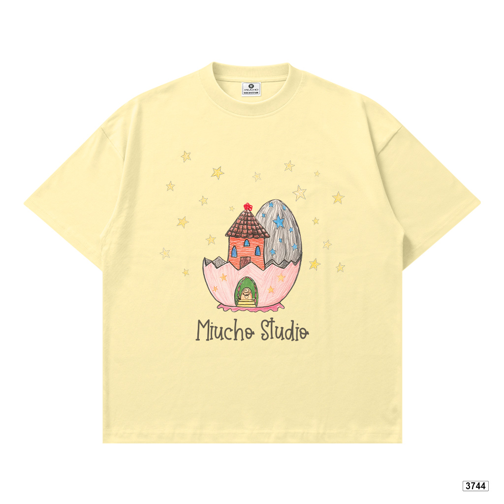 Áo thun nữ form boxy hoạt hình mùa hè Dreamee đáng yêu chất thoáng mát Miucho 3744_thumbnail_8