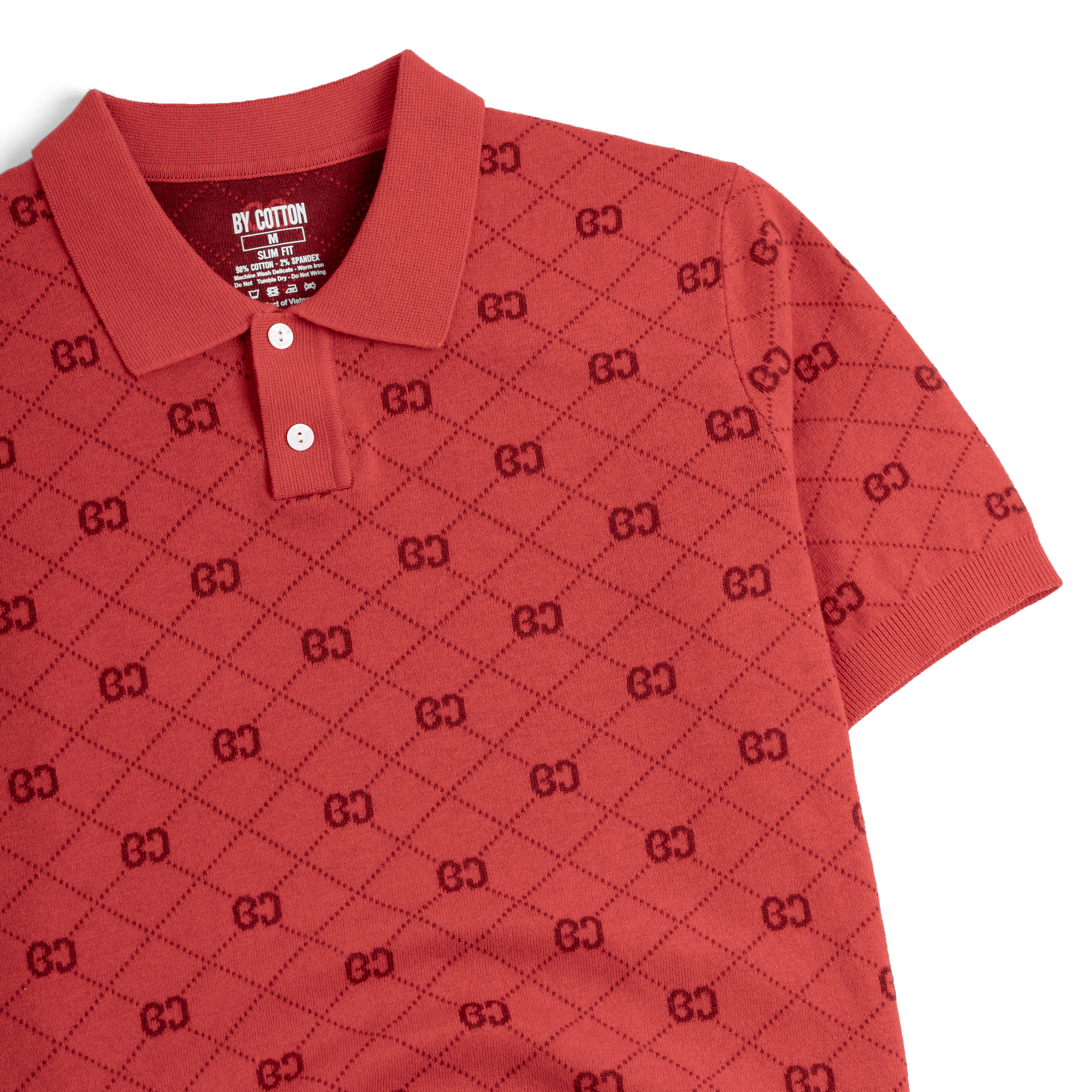 Áo Polo Nam Dệt Kim By Cotton Monogram_thumbnail_33
