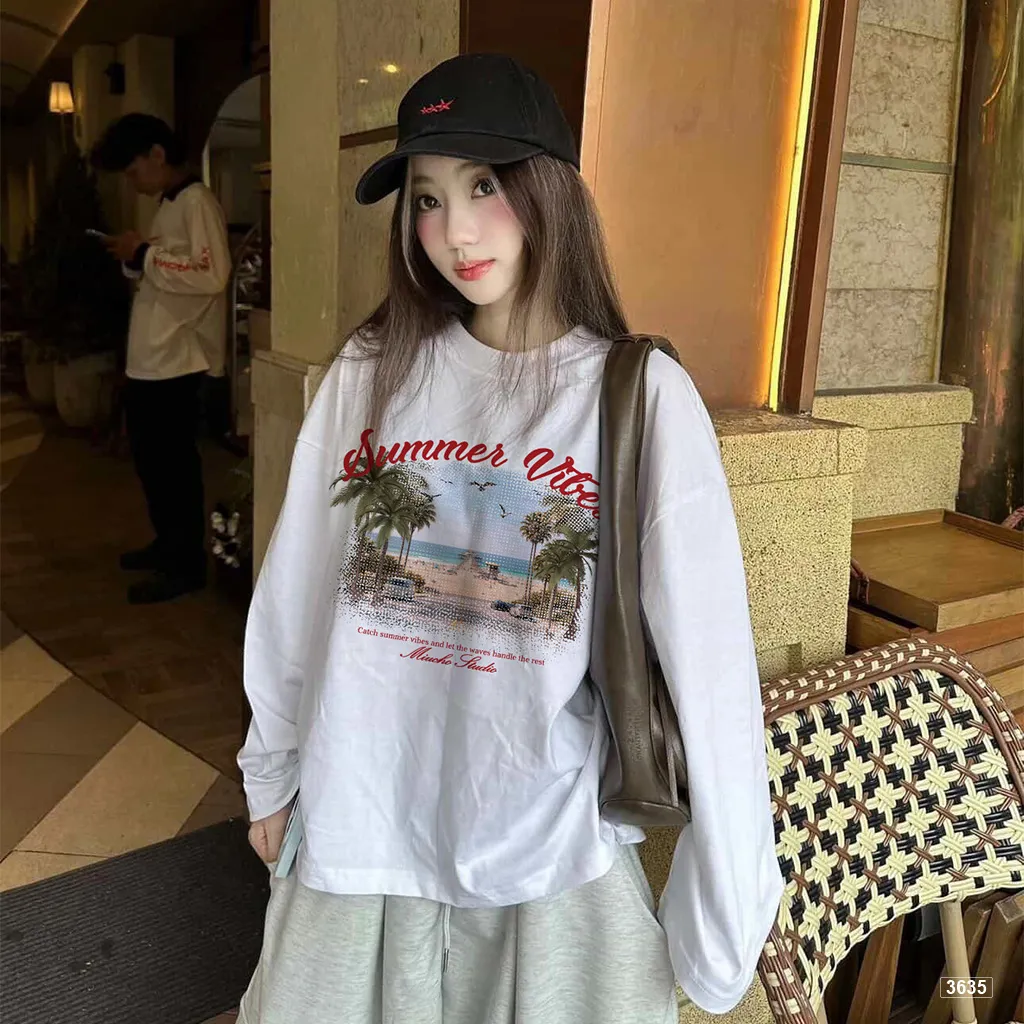 Áo thun boxy tay dài Summer Vibes Miucho 3635_thumbnail_6