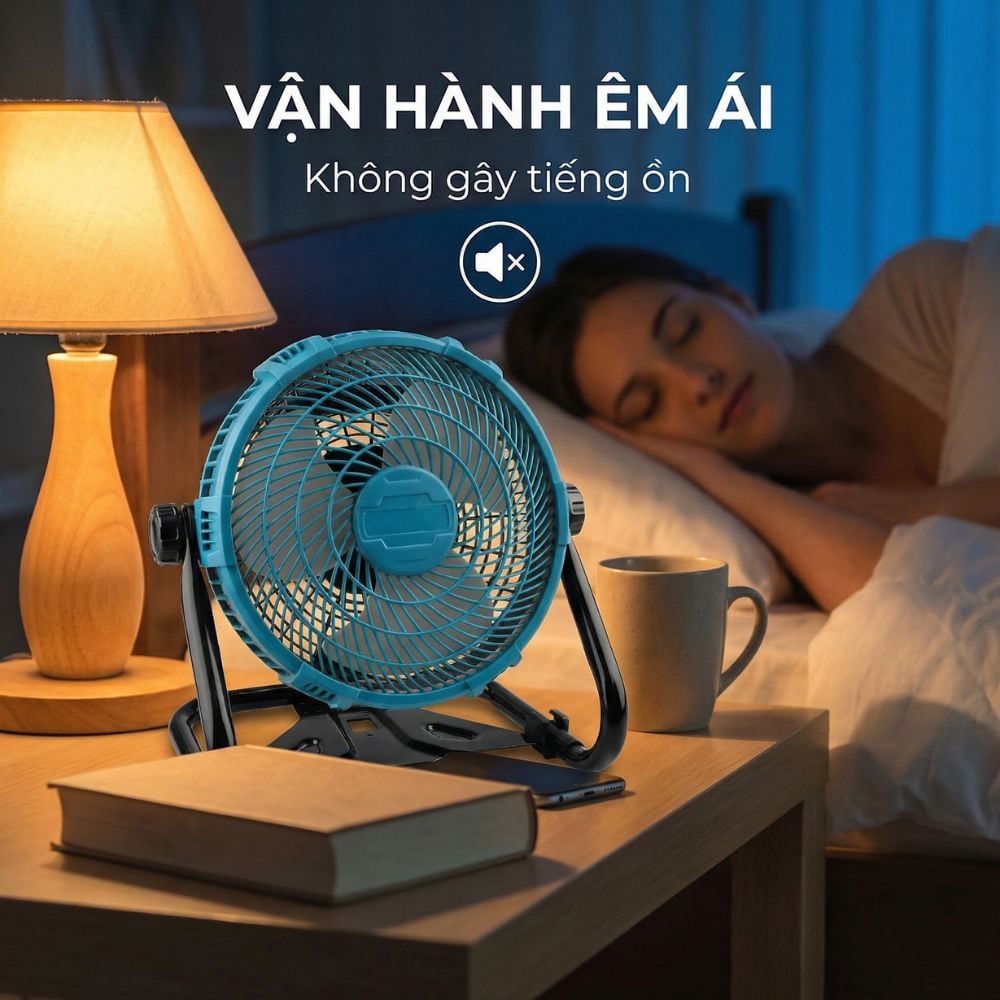 Quạt Để Bàn Tích Điện Kachi MK443 – Gió Turbo Mạnh Mẽ, Xoay 360 Độ, Thiết Kế Di Động Đa Năng_thumbnail_4