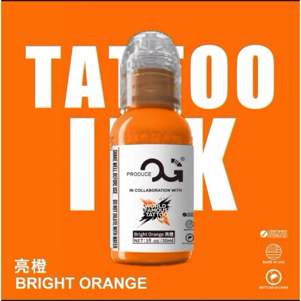 OG x World Famous Ink - Bright Orange