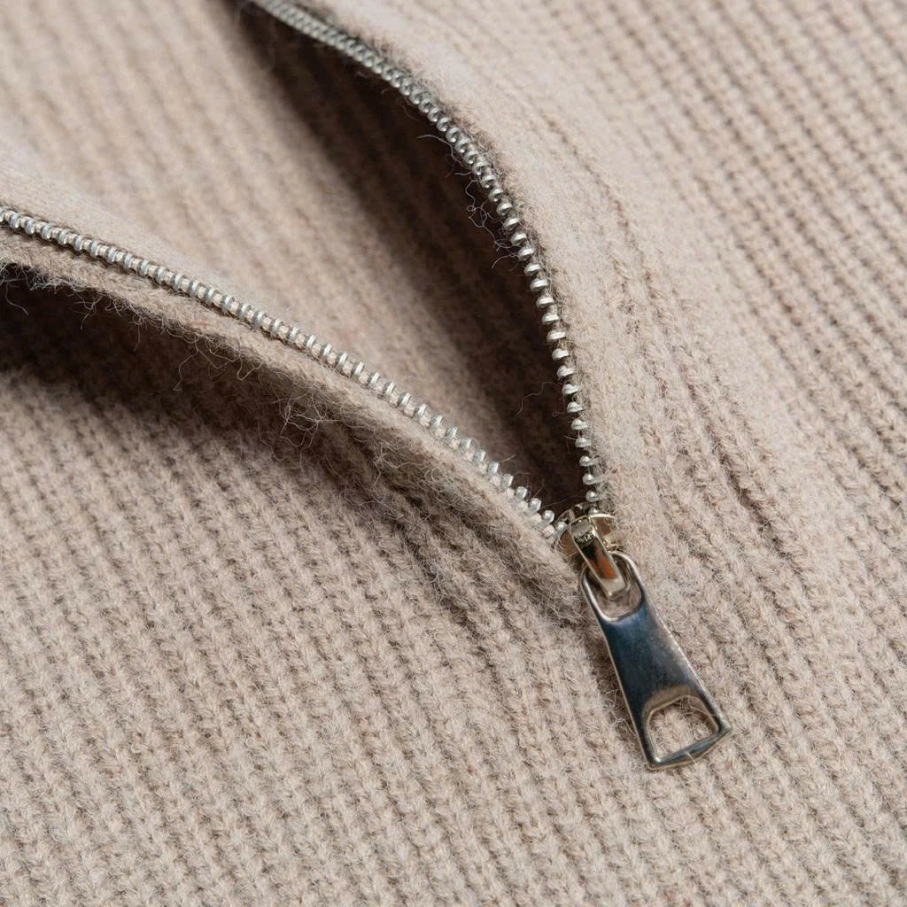 Áo Sweater Quarter-Zip Len Viscose Form Relaxed_thumbnail_4