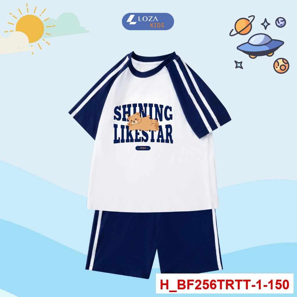 [XẢ KHO] Set bộ thun phối bé trai, bé gái lẻ size size từ 15-40kg - Loza Kids XABF01_thumbnail_36