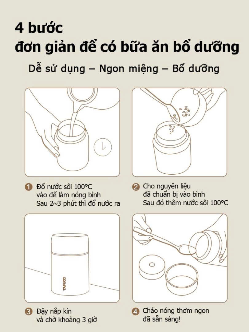 Bộ Bình Giữ Nhiệt Đựng Thức Ăn TAFUCO_thumbnail_3