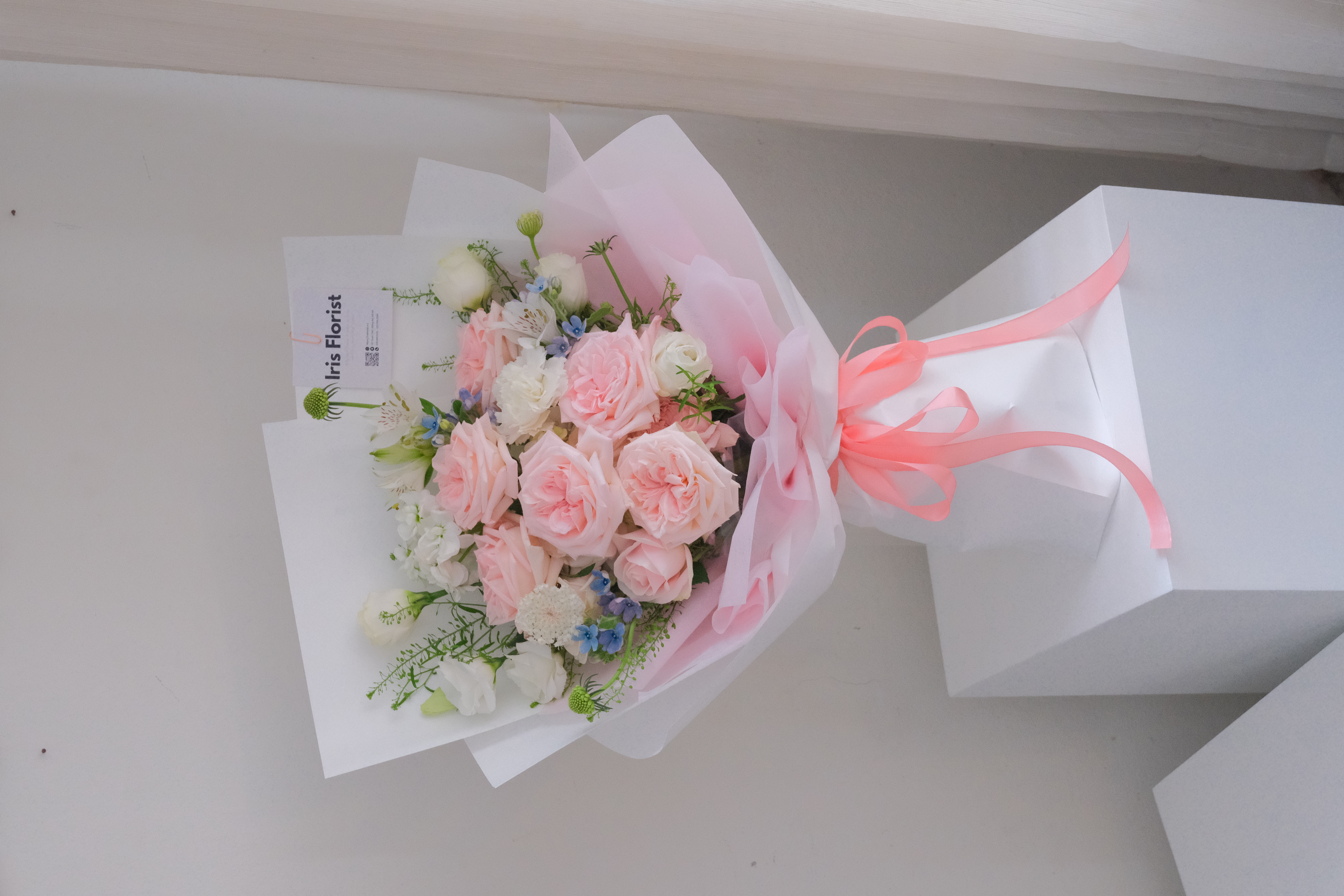 Bó hồng Ohara mix tone hồng