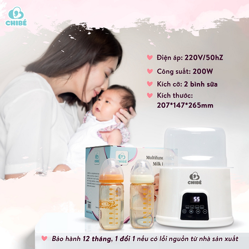 Máy Hâm Sữa Đôi CHIBE_thumbnail_1