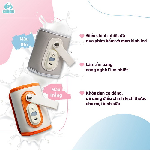 Máy Ủ/Hâm bình sữa di động CHIBE VER1 (10W)