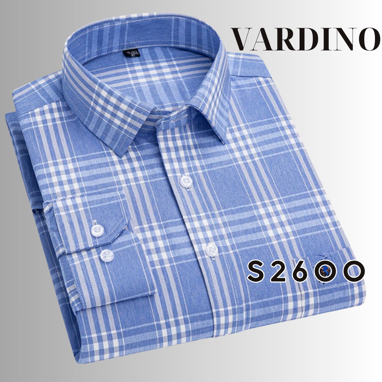 Sơ mi kẻ dài tay Vardino S2600_thumbnail_2