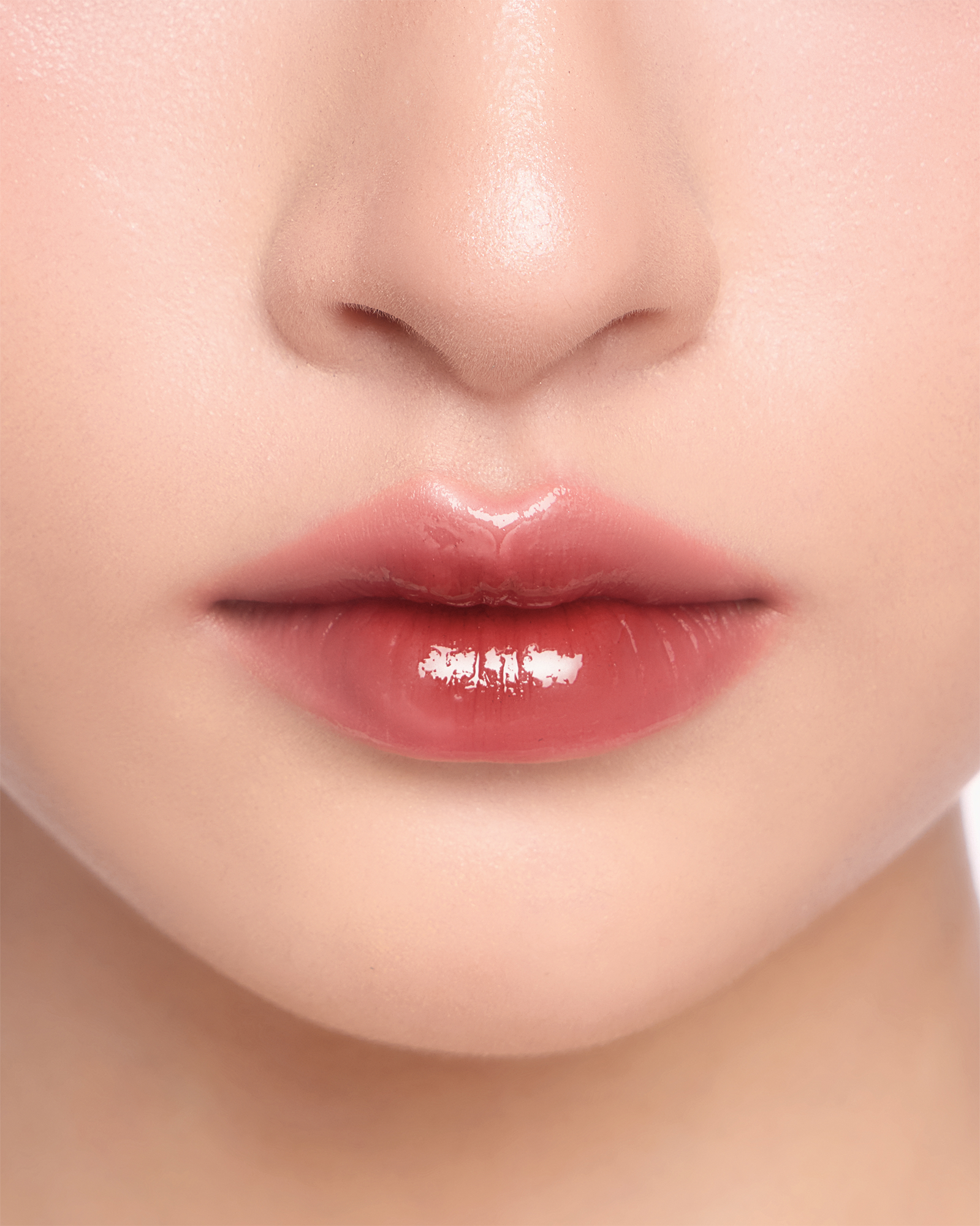 G02 Shock - Son bóng màu hồng đất pha tím Trendy Beauty Lip Gloss Silver Shot