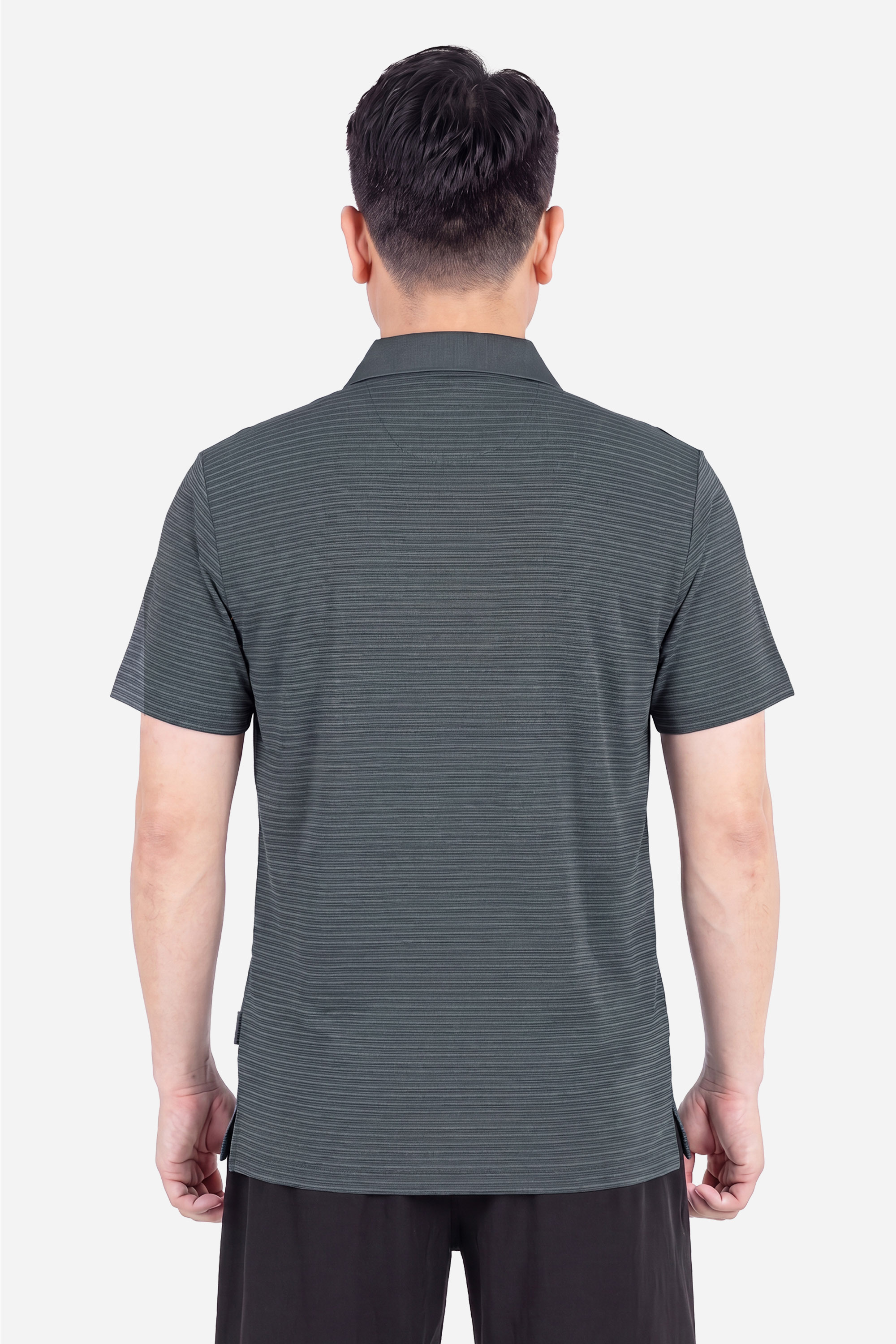 Áo Polo Cotton Túi Ngực Nam Trung Niên Phom Suông Xẻ Tà Màu Đen_thumbnail_42