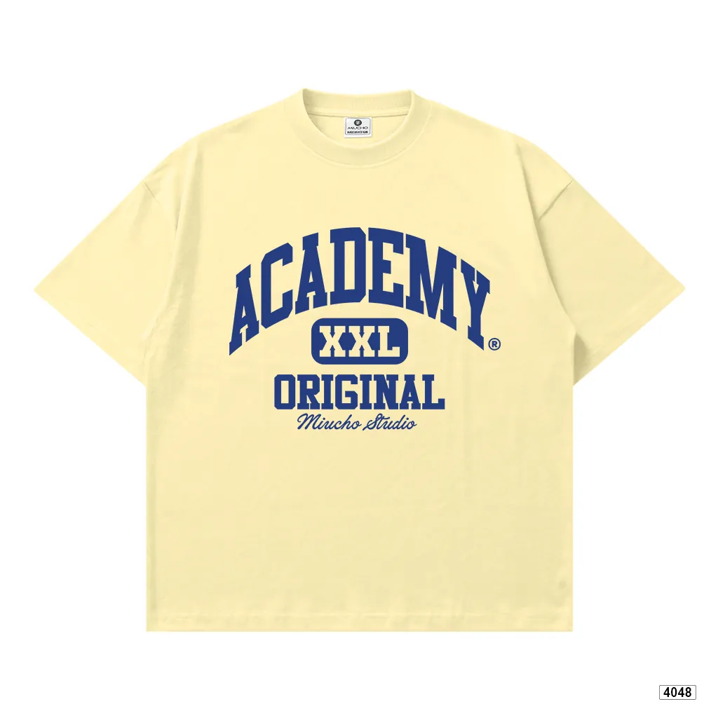 Áo thun boxy unisex dáng ngắn Academy Miucho 4048_thumbnail_8