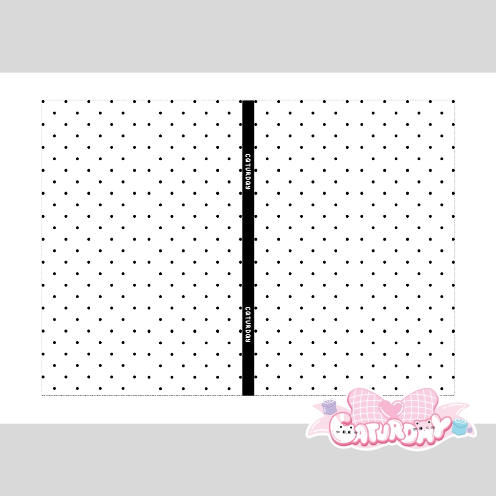 Giấy bao tập Chấm bi, Nhãn vở Simple in theo yêu cầu_thumbnail_8