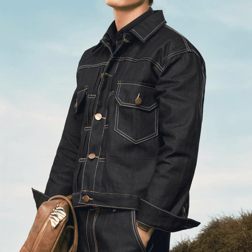 Áo Jacket The Glide Vải Raw Denim Form Regular_thumbnail_1