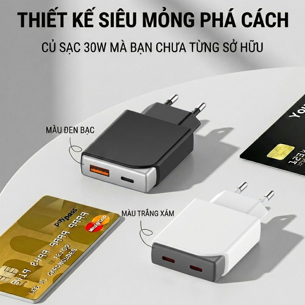 Củ sạc nhanh PD 30W DX30 Siêu mỏng_thumbnail_2
