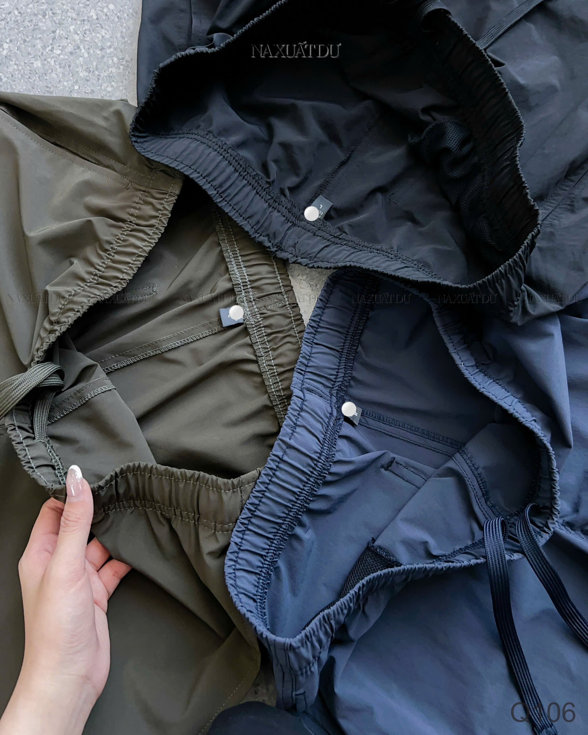 Set 2 quần short gió  