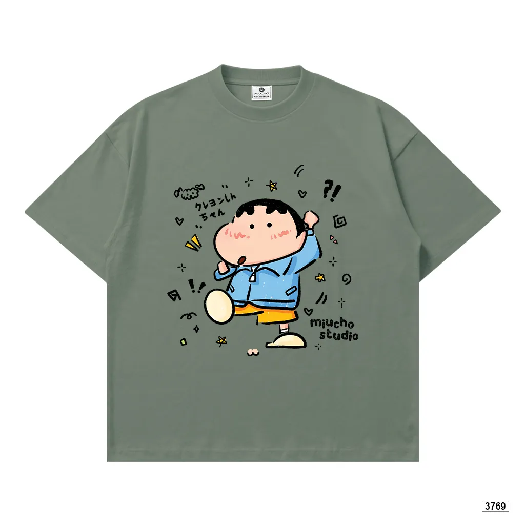 Áo thun nữ form boxy Shinnosuke phong cách đáng yêu Miucho 3769_thumbnail_12