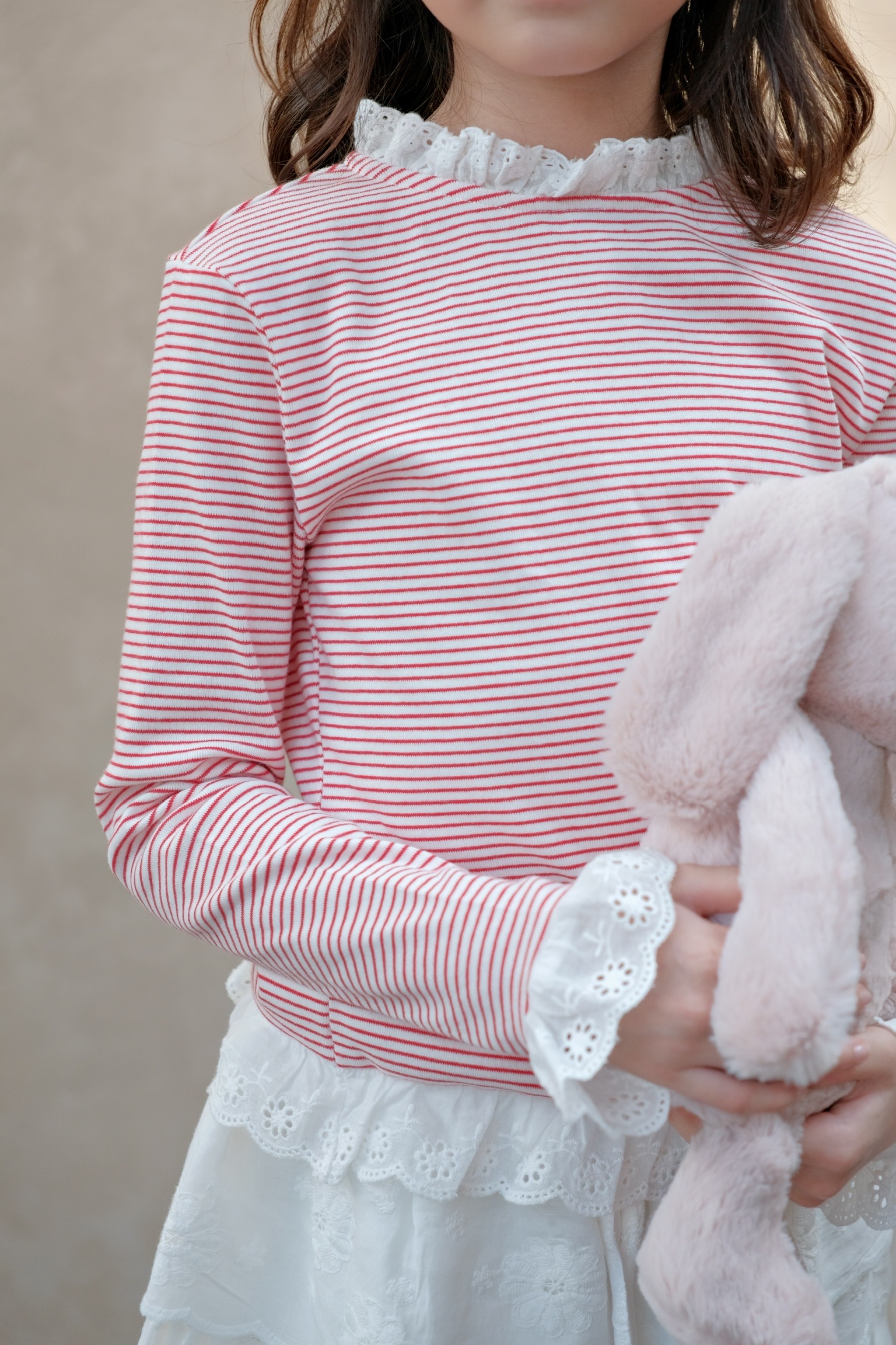 Striped Peplum Shirt (Áo Dài Tay Peplum)_thumbnail_5
