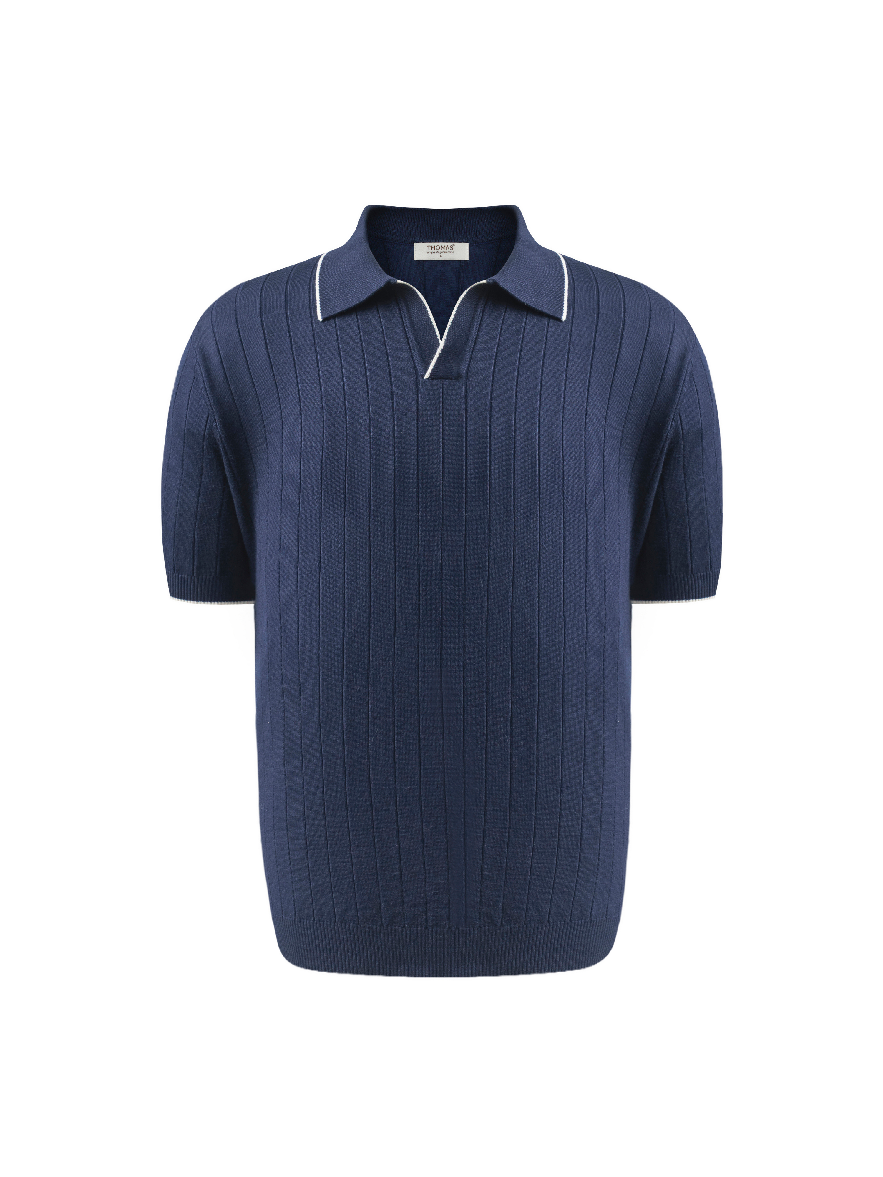Áo Polo Dệt Kim Pace Sợi Viscose Form Regular_thumbnail_5