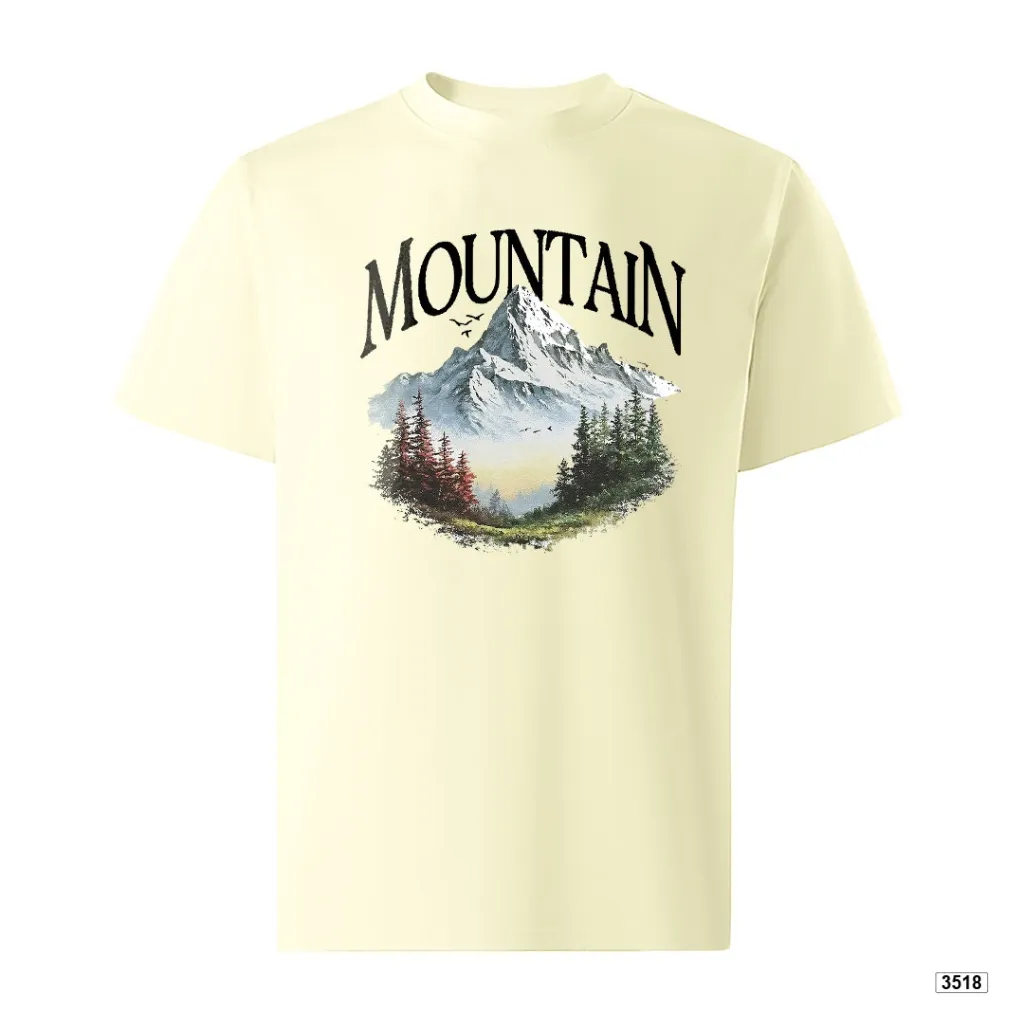 Áo thun nam form rộng Mountain TeePrint 3518_thumbnail_9