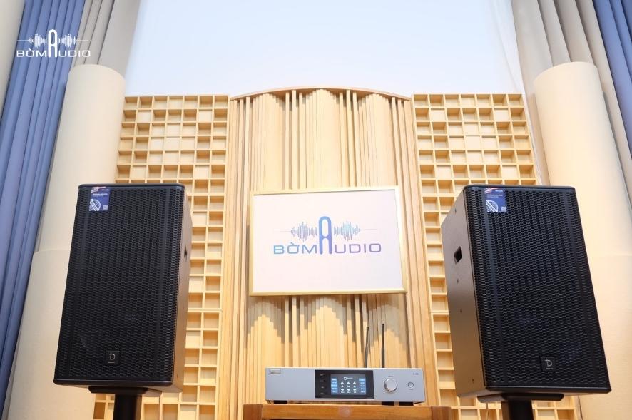 Hình ảnh chụp thực tế Combo Amply DBAcoustic LX-H8 + loa karaoke DBAcoustic KS712 - B42 tại Bờm Audio.