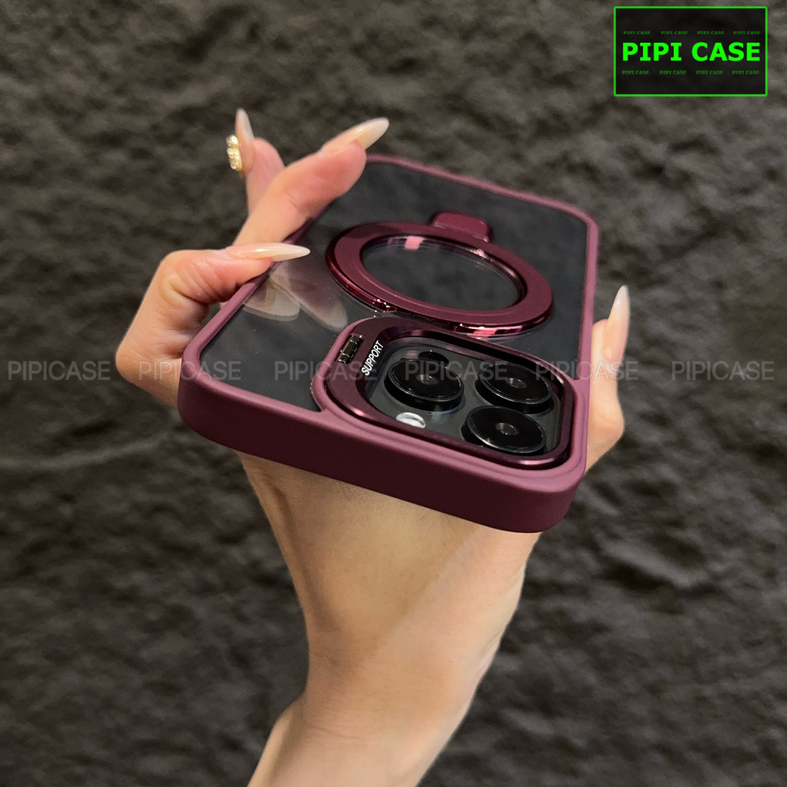 Ốp Lưng iPhone 12 Pro Max - Super Gone - Đỏ_thumbnail_5