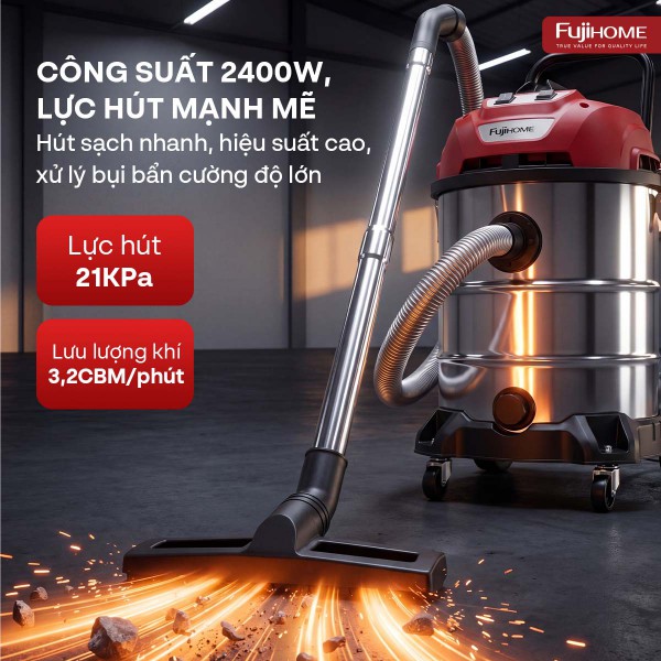 Máy hút bụi công nghiệp Fujihome VC40N_thumbnail_5