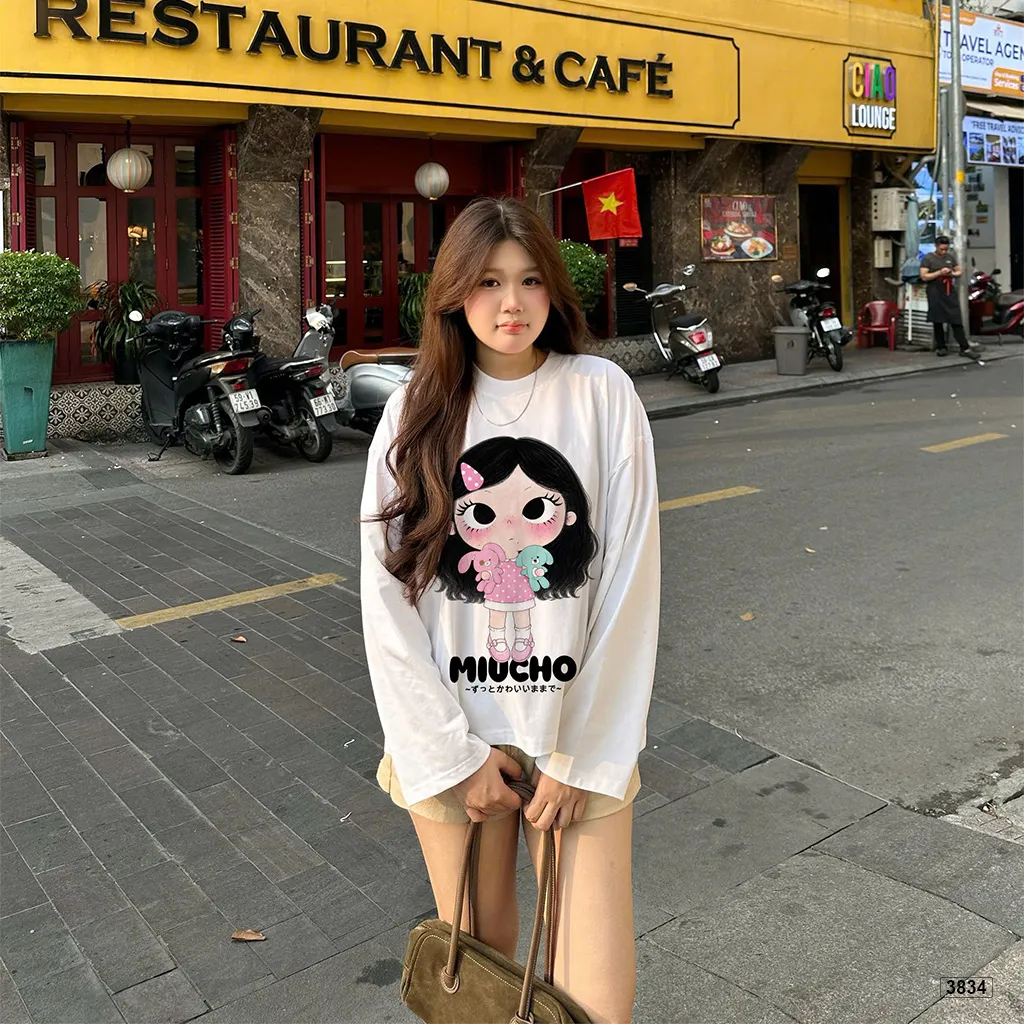 Áo thun boxy tay dài Baby Girl raglan mix màu Miucho 3834_thumbnail_6